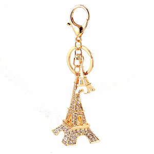 HOT Paris <span class=keywords><strong>Tour</strong></span> <span class=keywords><strong>eiffel</strong></span> portachiavi con strass porta decorazioni regali promozionali portachiavi torre portachiavi per chiavi souvenir - Product Image 5