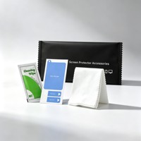 Protections d'écran, lingettes nettoyantes jetables à l'alcool, papier kraft, microfibre pour ordinateur, téléphone, verres de lunettes - Durée de conservation de 2 ans