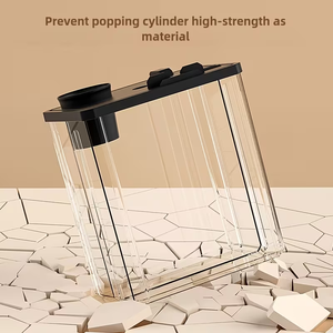 Desktop <span class=keywords><strong>Aquarium</strong></span> Kit, Vierkante Acryl Viskom met Plantenhouder, Mini Eco Tank, Niet-opgeladen tafelblad Aquascaping Set - Product Image 4