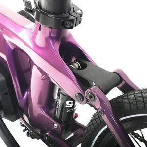 Naicisports 20-Inch Carbon Fiber Folding Bike Urban with 7-Speed Spare <b>Battery</b> Bundle - Product Image 3