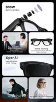 Gafas Inteligentes Electrónicas con IA para Exteriores 2026, Grabación de Video WIFI, Asistente de Voz con IA, Cámara de 800W, Gafas Traductoras Inteligentes