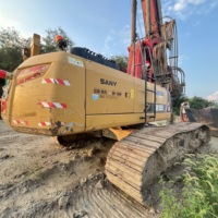 Foreuse rotative SANY SR155 d'occasion, machine de forage de fondations, matériel de construction