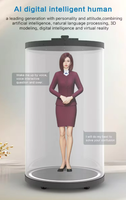 Dispositivo Interactivo Todo en Uno con Pantalla Holográfica 3D, Activación por Voz, para Exhibición de Personas Virtuales, Uso Corporativo, OEM y Educativo en Interiores