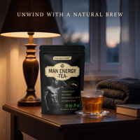 Tisane Premium pour Hommes – Mélange de Racine de Ginseng 160g – Bien-être Naturel Quotidien – Herbes Entières – Option Classique