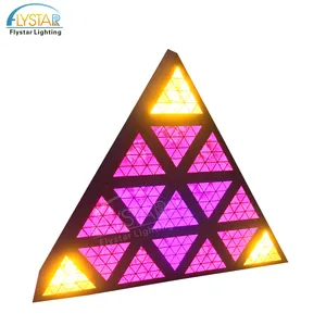Yeni etki ışık 16 adet 30W RGBW 4In1 renk üçgen ışık LED Club disko ışığı Bar sahne işık