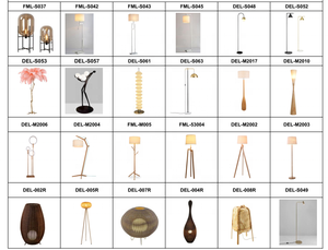 Lampe sur pied de <span class=keywords><strong>style</strong></span> nordique écologique avec abat-jour en bambou naturel et base en marbre massif pour la décoration intérieure - Product Image 6