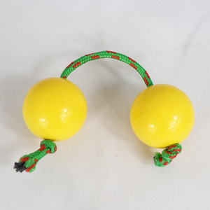 Balle de rythme africaine en gros, double shaker à cordes tressées pour la salle de musique - Product Image 2