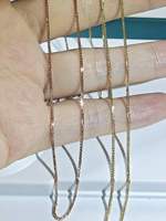 Collier en or véritable 14 carats, bijoux fins, accessoires de mode de luxe pour femmes