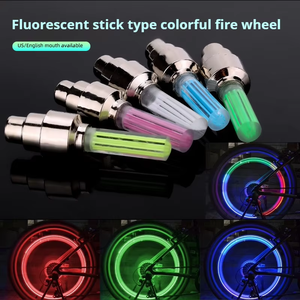 ไฟ <span class=keywords><strong>LED</strong></span> หลากสีสำหรับล้อจักรยาน ไฟติดซี่ล้อ ไฟติดยางรถจักรยานยนต์ รถยนต์ จักรยาน กันน้ำ - Product Image 2