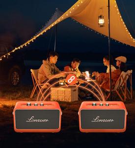 Bluetooth 5.3 Loa Với 1 + 1 TWS 10 Giờ Phát Lại Cơ Thể Bằng Gỗ Không Thấm Nước TF USB AUX Đầu Vào Âm Thanh Stereo Hệ Thống - Product Image 3