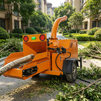 Broyeur de bois électrique pratique avec moteur et engrenages, système d'alimentation intelligent haute capacité pour branches de jardin, paille et noix de coco
