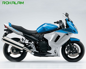 Kit de Carenado para Motocicleta <span class=keywords><strong>GSX650F</strong></span> Katana, Accesorios para Suzuki GSX-650F <span class=keywords><strong>2008</strong></span> 2009 2010 2011 2012 2013, Azul Blanco, Repuesto - Product Image 1
