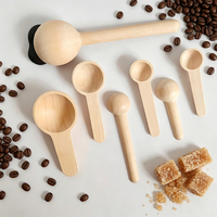 Cuillère en bois biodégradable et écologique 1ml 5ml 10ml 15ml, couverts en bois naturel, style moderne, cuillère à café, cuillère à condiments