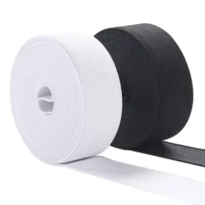 Fascia elastica in maglia ad alta elasticità elasticizzata larga 3/4 pollici per cucire elastico in vita