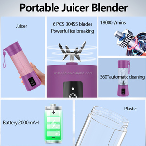 Exprimidores Eléctricos Inalámbricos Antideslizantes para Cocina, Vasos para Jugos Tipo Whirlwind Pequeños, Operación Sencilla, Licuadora Portátil - Product Image 3