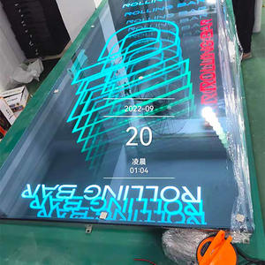 แก้วใสสำหรับตกแต่งพื้นเต้นรำงานแต่งงานโลโก้แบบกำหนดเองฟรี2025โรงงาน - Product Image 4