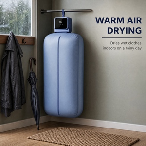 Five Core Chips Guard Voltage and Temperature Foldable Portable Clothes Dryer for Hotel and Business Travel Home Drying Gadget - Product Image 1