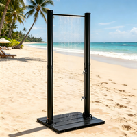 Douche solaire autonome CYEN 2026 40L grande capacité, économe en énergie, chauffée pour piscine et jardin