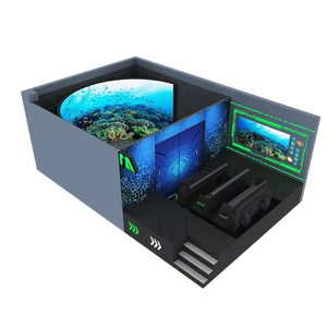 Équipement de cinéma VR 9D à écran incurvé pour parcs d'attractions, affichage 3D sans lunettes, en PVC, pour centres commerciaux - Product Image 5