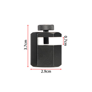 Modified <b>Tools</b> Right Angle Ruler Auxiliary Clamp 2.9cm x 3.7cm x 0.7cm Aluminum Stair Gauge Layout Marking - Product Image 1