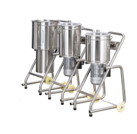 RVS 32L vlees- en groentehakselaar, vleesverwerker, grinder, hakselaar voor chili, champignons, knoflook, selderij, blender
