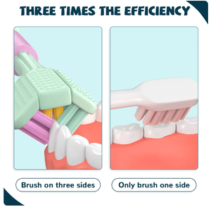 Three Sided Soft Hair Electronic Toothbrush for Adult & Kid Ultra-Fine Soft Bristle Kitchen <b>Oral</b> <b>Care</b> Teeth Brush - Product Image 5