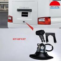Nouvelles pièces détachées pour bus - Serrure de porte arrière HY--0157-E (HUIYING) Fer + Plastique pour BB4 #   BB5 #   BZB40 HZB50