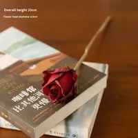 Buket Mawar Sutra Buatan Realistis Gaya Vintage dengan Tungku Pemanas Tunggal untuk Dekorasi Pernikahan