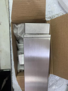 مكيفات من الفولاذ المقاوم للصدأ 40/50 موصلات زاوية للأنابيب المربعة للدرابزين - Product Image 4