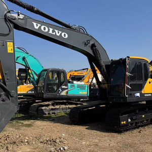 Excavadora usada barata Volvo EC210 21 toneladas capacidad de excavadora buen rendimiento certificado CE EPA venta incluyendo caja de cambios de motor central - Product Image 3