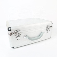 Boîte à outils rigide portable en aluminium pour instruments, OEM ODM, avec doublure en mousse PU EVA personnalisée, vente en gros