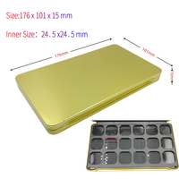 Direkt vom Hersteller: Umweltfreundliche OEM Maßgefertigte Spiegel-Leere Lidschatten-Palette in Blechdose für Professionelle Make-up-Künstler-Sets im Großhandel