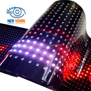 Panneau matriciel LED pour <span class=keywords><strong>logo</strong></span> de <span class=keywords><strong>voiture</strong></span> et camion Écran souple Pixel Display Smart App Control Programmable RGB Devil's Eye Lamp - Product Image 3