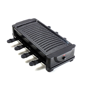 Demi-gril plaque demi-pierre Électrique d'approbation de la CE Appareil À <span class=keywords><strong>Raclette</strong></span> pour <span class=keywords><strong>8</strong></span> <span class=keywords><strong>personnes</strong></span> - Product Image 2