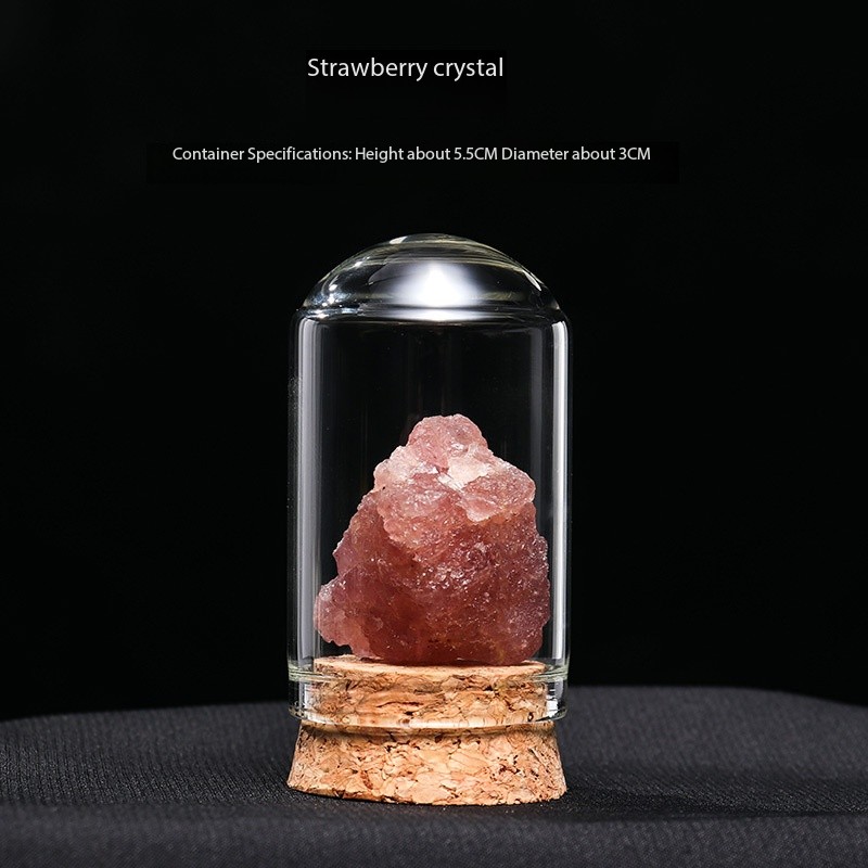 Cristallo di fragola pietra grezza