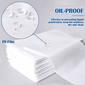 Draps de lit jetables non tissés imprimés unis 80x180cm 100TC pour salon de beauté, hôtel, hôpital, table d'examen médical, massage - Product Image 2