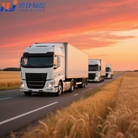 Camionnage international Chine-Europe + Service de transport terrestre express porte-à-porte DDP sûr, rapide et fiable