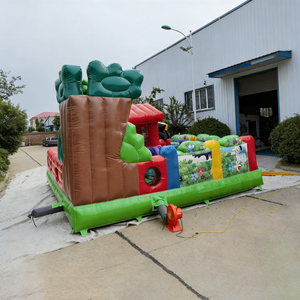 Castello Gonfiabile Commerciale Multigioco per Bambini con Scivolo e Tunnel per Noleggio Feste - Product Image 4