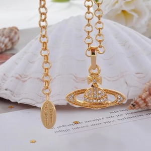 Collar y Pulsera Pequeños de Circonita Cúbica Clásica Empress Dowager, Cadena de Lana Bohemia Elegante, Aleación de Alta Moda Estilo Punk - Product Image 3