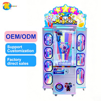 Machine à pêche de peluches et de bonbons à monnayeur, taille réelle, pour salles d'arcade, vente en gros, KAIMELON KM-3600, prise US