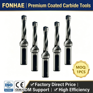 Forets à couronne personnalisés en carbure monobloc pour CNC : Perçage haute efficacité, stable et évacuation de copeaux fluide pour des solutions sur mesure - Product Image 4