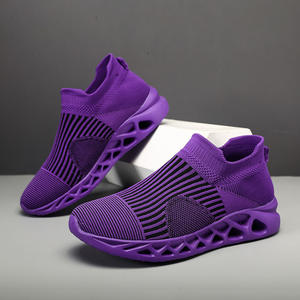 Calzado Deportivo de Moda al por Mayor de Fábrica Original 2026, Transpirable y Ligero, Calcetines y Zapatos de Una Sola Pieza con Tejido Fly-Weave - Product Image 3