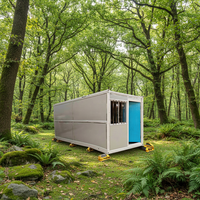 Maison conteneur pliable multi-usage, unité portable directe d'usine, bureau modulaire et abri à bas prix