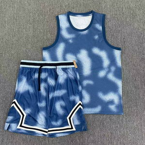 Ensemble de sport décontracté pour l'entraînement de basketball : Nouveaux shorts et débardeur en mesh de style américain, séchage rapide, maillot de basketball en gros - Product Image 6