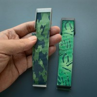 Correa de Reloj Deportiva de Nailon con Estampado de Camuflaje Personalizado Win-Win para Whoop 5.0, Correa de Repuesto