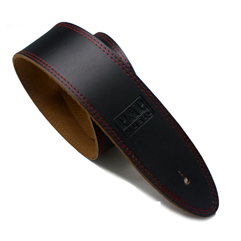 エレクトリックベースストラップ革幅広ギターストラップ卸売