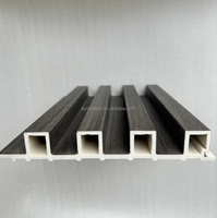 Panel de Pared con Patrón Botánico de Estilo Moderno para Interiores y Exteriores, Insonorizado, Impermeable, Material WPC, Aplicación en Villas, Función Absorbente