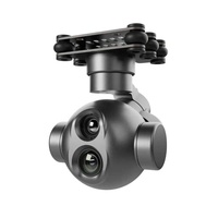 Caméra stabilisée Skydroid C12 PRO 4K HD avec zoom numérique 30x, imagerie thermique, stabilisation 3 axes, double éclairage et suivi intelligent