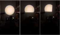 Projecteur de profil led, ellipsofond, 180w, avec zoom, yeux de vision