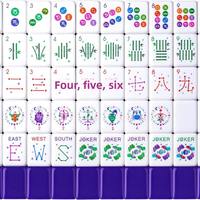 Coffret de collection de Mahjong en acrylique avec boîte de présentation en hêtre, décorations de salon luxueuses, ornements raffinés pour l'intérieur